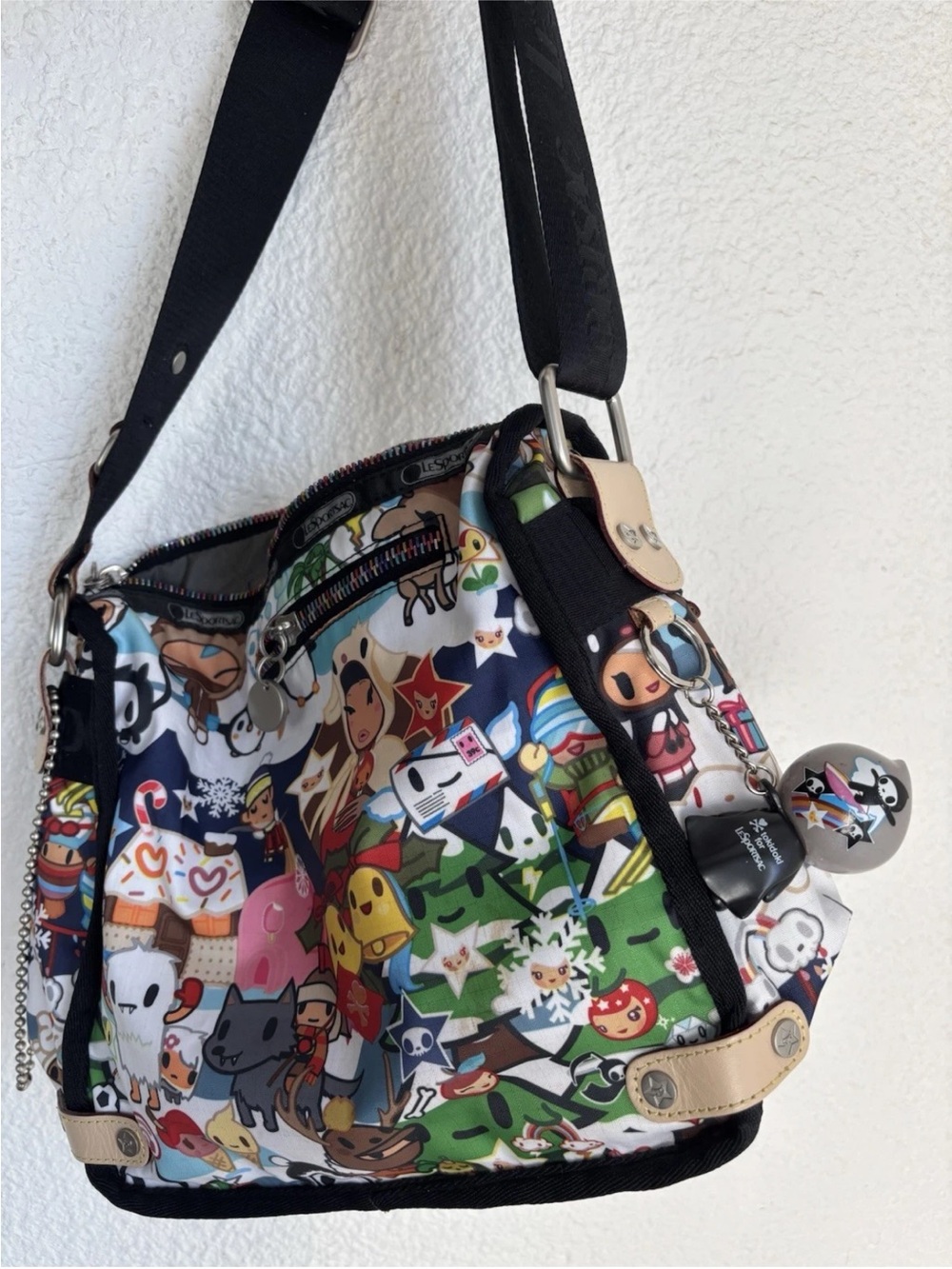 Lesportsac Tokidoki Multicolor Character Print Crossbody - Picture 3 of 10